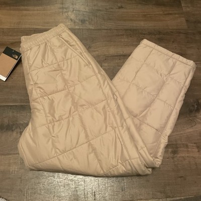 The North Face Lhotse Pant Khaki Stone Snow Insulated Mens Size Small $200 New
