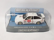 SCALEXTRIC FORD SIERRA RS500 1/32 SCALE SLOT CAR NEW VERY NICE!!!