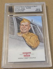 2013 FAMOUS FABRICS Horrors of War General Jimmy Doolittle Sketch Art Card 