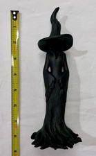 Cracker Barrel Style Witch Statue   Halloween Witch Statue 8'' Tall