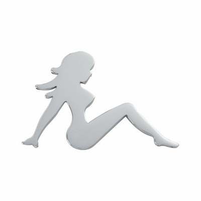 GG Grand General 90500 6 X 4 Inches Chrome Sitting Nude, Face Right, Studs on...