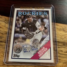 2023 TOPPS AUTOGRAPHS 1988 BRIAN SERVEN RC AUTO ROCKIES