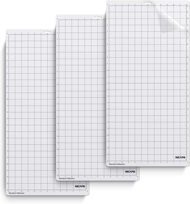 Standardgrip Cutting Mat for Silhouette Cameo 3/2/1 (12X24 Inch,3 Mats) Standard