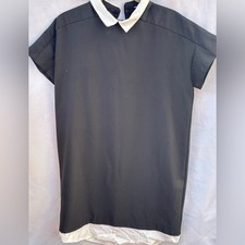 Zara Monochrome Asymmetrical Dress