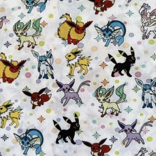 Pokémon Character Fabric Poly Cotton Fat Quarter Material