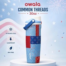 Owala Common Threads 30 Oz FreeSip Water Bott...