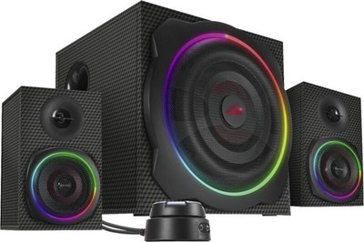 Speedlink GRAVITY CARBON RGB 2.1 Subwoofer System Schwarz PC Lautsprecher