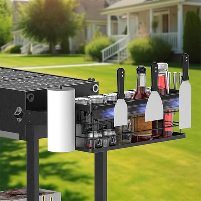 Griddle Caddy for Blackstone,Space Saving Blackstone Griddle Accessories, BBQ Gr