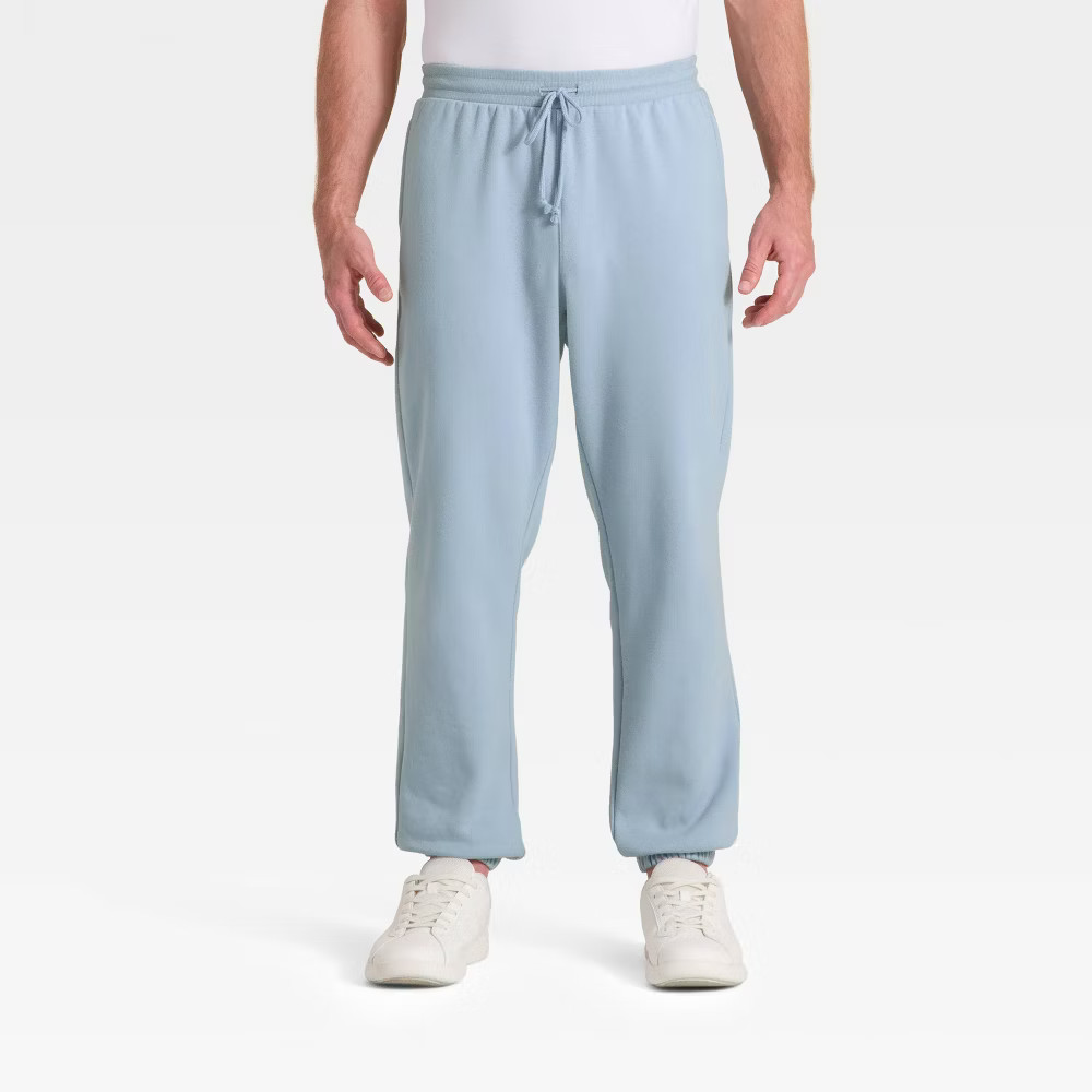 Mens Active Comfort Fleece Pants - All In Motion Light Blue S 1890₽