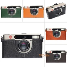 For Leica Minilux/Minilux zoom Genuine Real Leather Half Camera Case Bag Cover
