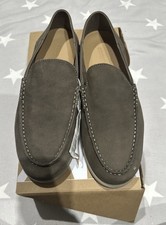 Zara Men's 100% Top New Leather Loafers Size 42 Brown Code 2694/520/802 BNWT