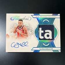 Panini Flawless 2024-25 CJ McCollum Patch Autograph 1/1 New Orleans Pelicans