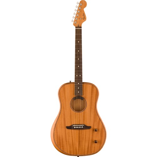 Used Fender Highway Series Dreadnought Acoustic Electric - All Mahogany - 第 2/3 張圖片