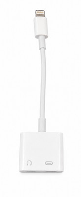 Lightning to 3.5 Mm Headphone Jack Adapter, [Apple Mfi Certified] 2 in 1
