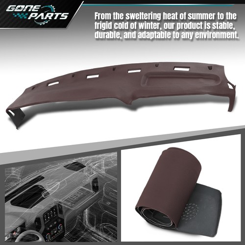Soft TPE Dash Cover Dashboard Overlay Red Fits 94-97 Dodge Ram 1500 2500 3500