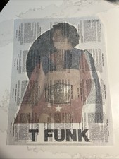 Terry Funk AWA Wrestling Iron On T-Shirt Transfer Unused 10.5x8 1976