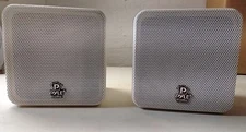Pyle Home Theater Speakers PCB4WT Pair 200 Peak Watts 8 Ohm Wall Or Shelf