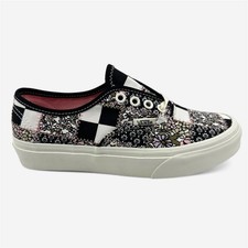VANS Authentic Patchwork Floral Marshmallow Womens Athletic Sneaker