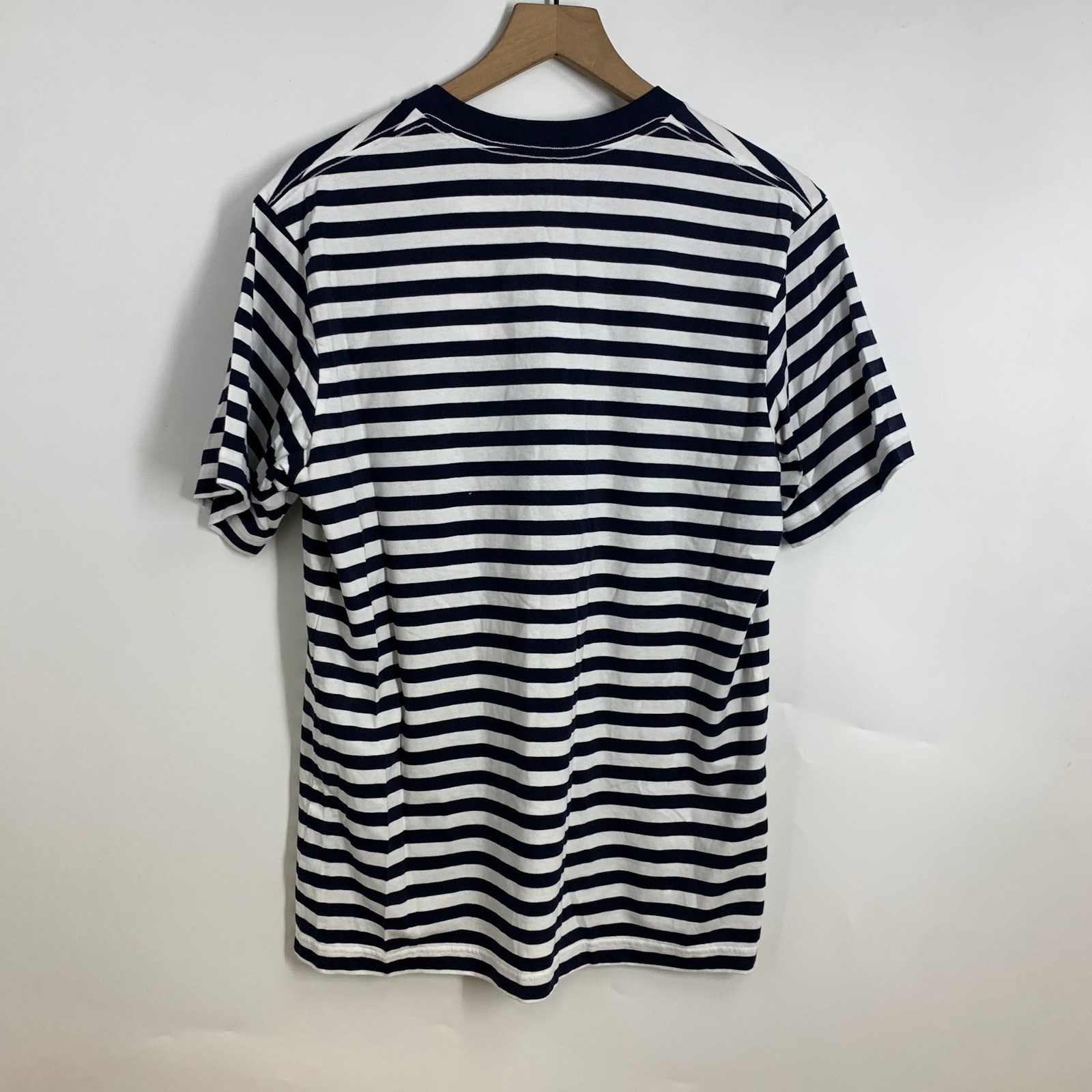 Uniqlo UT Archive Keith Haring Striped T-Shirt Navy White Barking Dog Large thumbnail 2