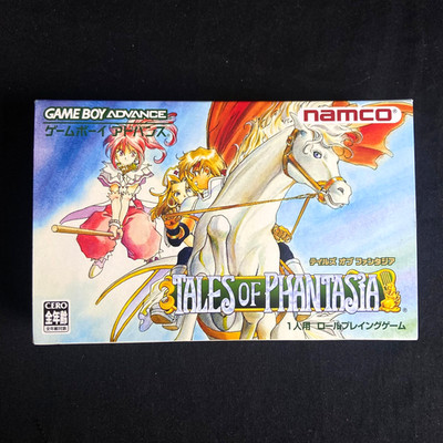 Tales of Phantasia Game Boy Advance GBA Japanese Complete In Box w/Manual 