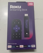 Roku - Streaming Stick - HD Streaming Device for TV with Voice Remote - Black
