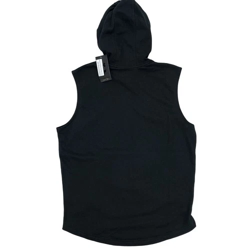 Under Armour Men's Project Rock Terry Sleeveless Hoodie Size L Black 1367108 image 2