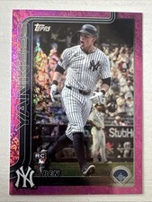 2025 Topps Ben Rice RC Pink Holo Foil Yankees SSP 337 Sand glitter
