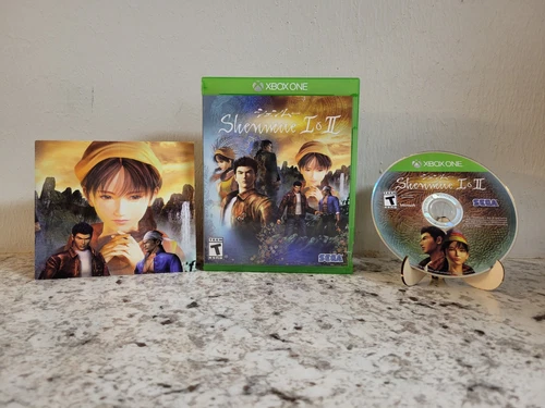 Shenmue I & II (Microsoft Xbox One, 2018) CIB WITH POSTER RARE FAST SHIPPING