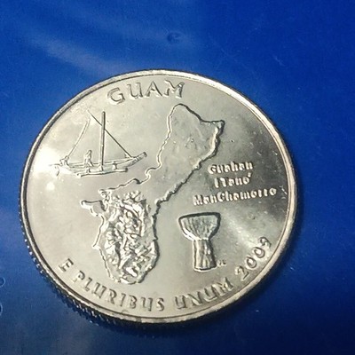 2009 D Guam US Territories Quarter   US Coin   #260430   BU