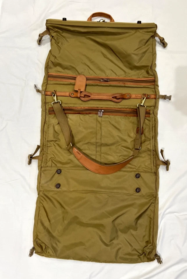 Hartmann Intensity 22” Garment Bag Coffee Ballistic Nylon w/ Leather Trim - Nice - Image 3 of 4