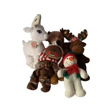 Weighted Stuffed Animal, Reindeer, Snowman, Moose or Gingerbread Girl, Weight...