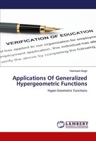 Yashwant Singh | Applications Of Generalized Hypergeometric Functions | Buch