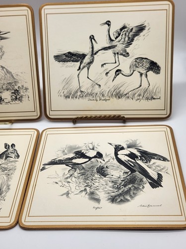 Pimpernel English Placemats, Rare Cedric Emanuel Drawings Vintage - Picture 3 of 15