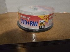 MEMOREX DVD RW 25 PACK BLANK REWRITEABLE 4.7 GB Discs