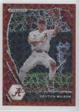 2021 Panini Prizm Draft Picks Red Velocity Prizm Peyton Wilson #PDP66 0rt9