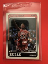 1988-89 Fleer Scottie Pippen Rookie Card #20 Bulls HOF RC NICE Centering. rookie card picture