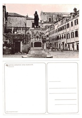 AK - Dubrovnik Altstädter Ring, Kroatien Gundulic Denkmal UNBESPIELT