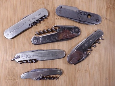 Konvolut alte Taschenmesser Werbemesser verschieden und vielfältig