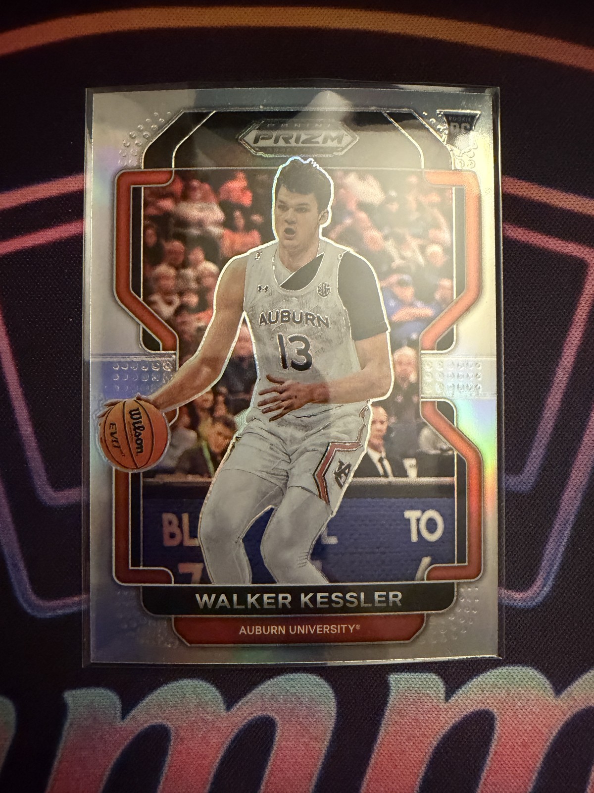 2022-23 Prizm Draft Picks Walker Kessler #83 Silver Prizm (RC) Auburn / Jazz