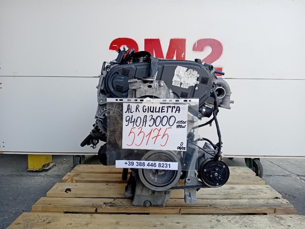 MOTORE COMPLETO PER ALFA ROMEO Giulietta Serie (940_) 940A3000 105 CV 77 KW 940
