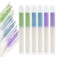 360 Pieces Ear Hole Floss Earrings Cleaner purple Blue Green-6 Tubes