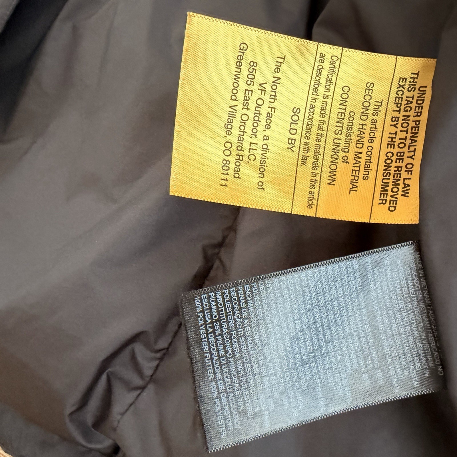 The North Face METROPOLIS 550 Down Goose Puffer Jacket Womens SZ M NEW SOLDOUT thumbnail 7