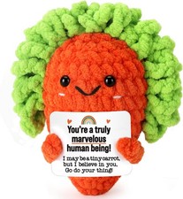 Mini Funny Positive Carrots Birthday Gifts for Women Men, Inspirational Cheer up