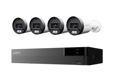 Lorex Connect U Series 4K 8-Channel Wired NVR System with U3 4K PoE Bullet Camer
