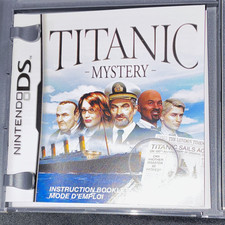 O-Games Titanic Mystery Nintendo DS NTSC-U/C T-Teen Mystery Manual Included