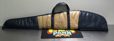 Vintage Leather Kolpin Rifle Soft Gun Case with Carry Handle. Blue/Beige.