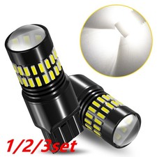 12set 7443 7440 Led Brake Stop Tail Parking Light Bulb 6000k White 48h White