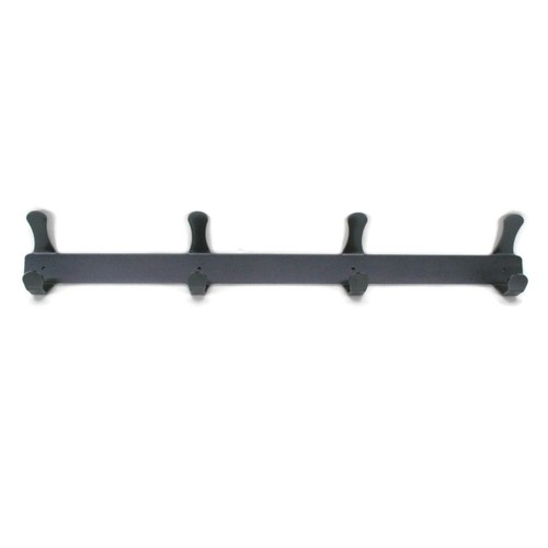 Metal Coat and Hat Rack One Piece Hooks 26 Inches Wide - Picture 19 of 20