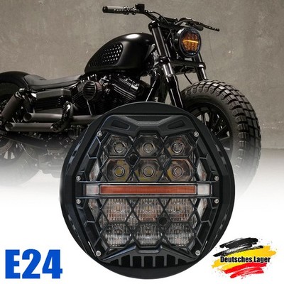 Für Harley Sportster Eisen Dyna Street XL 1200C FXSTC LED Scheinwerfer 5,75 Zoll