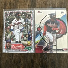 2023 Topps Michael Harris II 2 Card Rookie Lot 